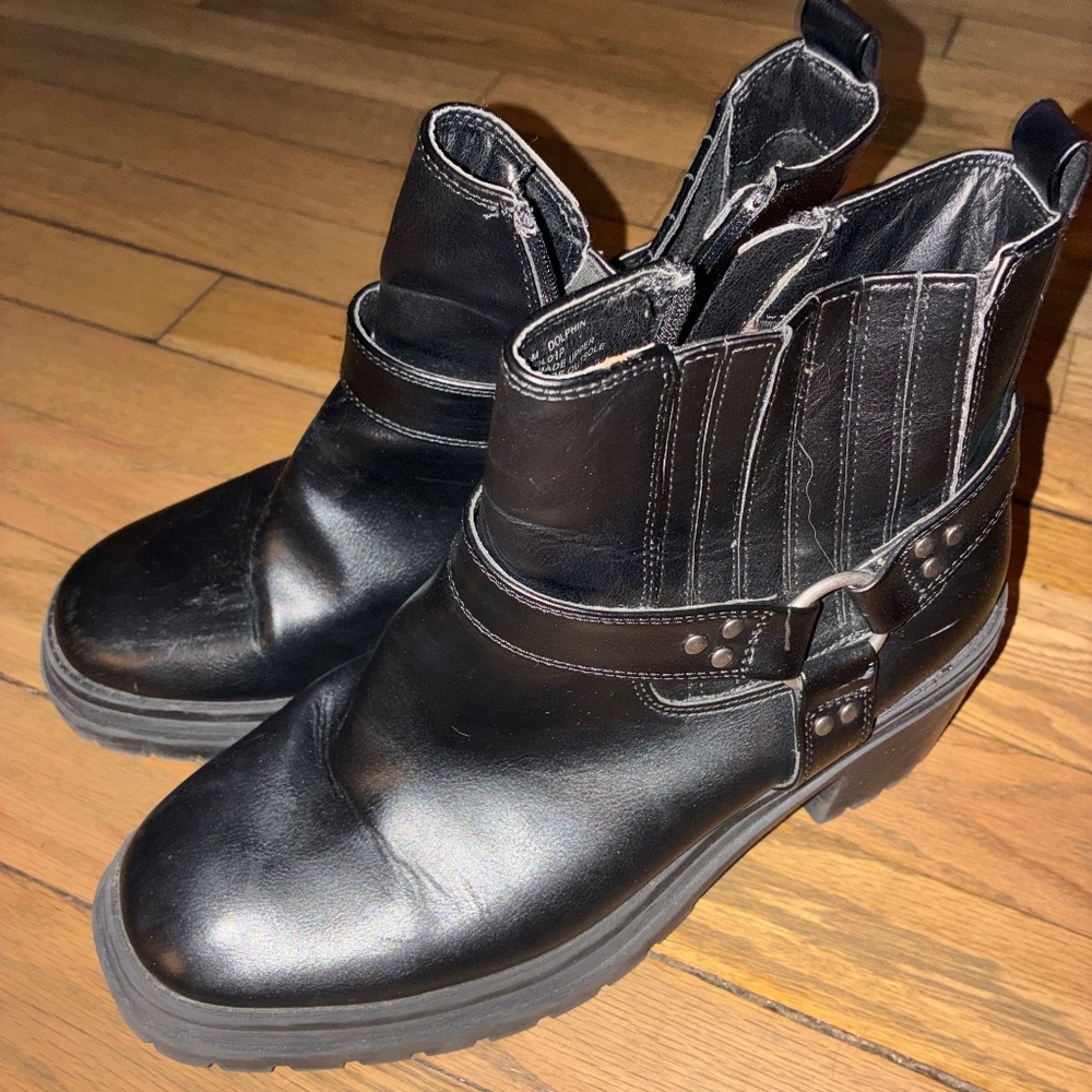 Women Black Boots size 10